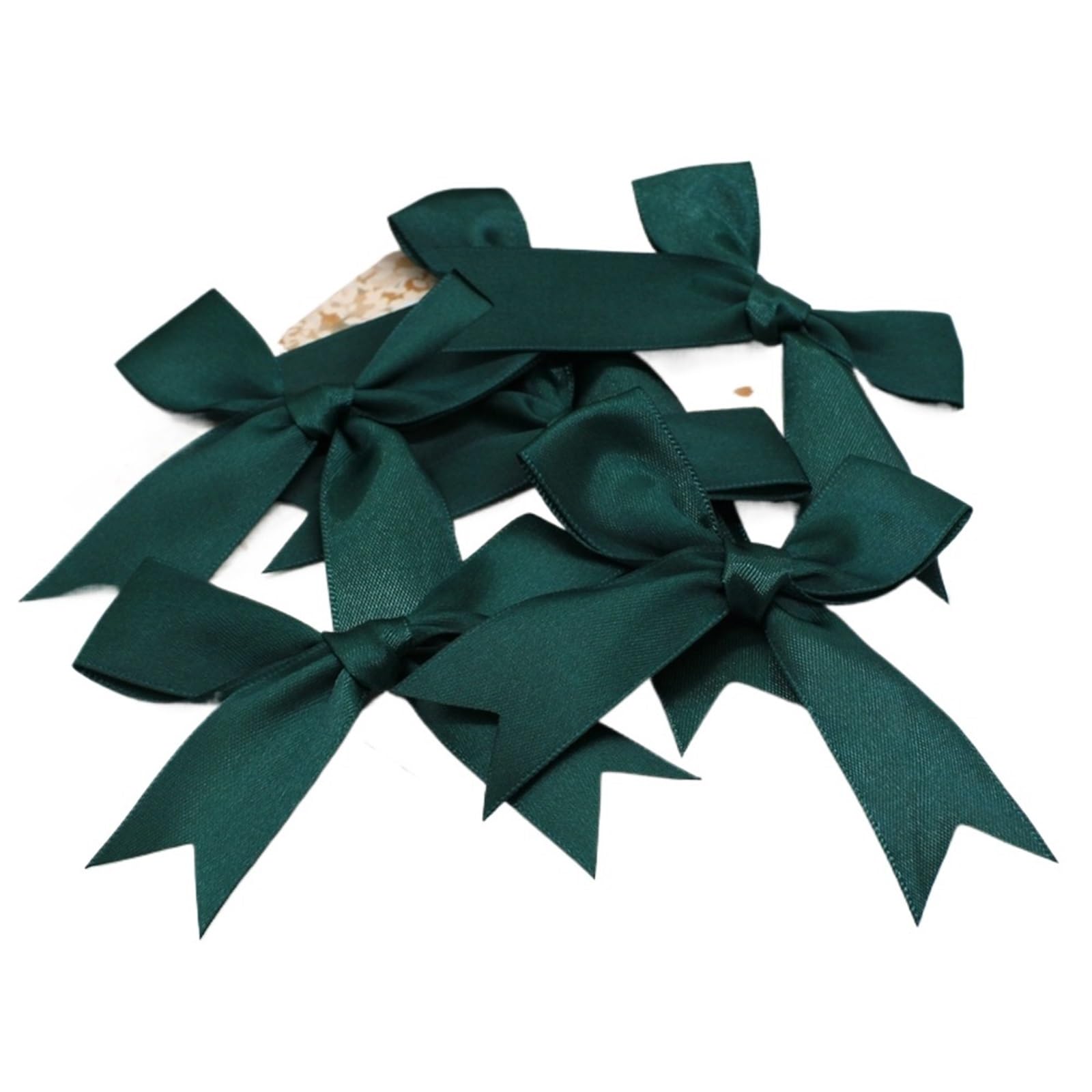 UJEDFHV Mini Bow Satin Ribbon Bows Polyester Tailcoat Bow Flower For Craft Clothing for DIY Crafts(50pcs,Color 18)