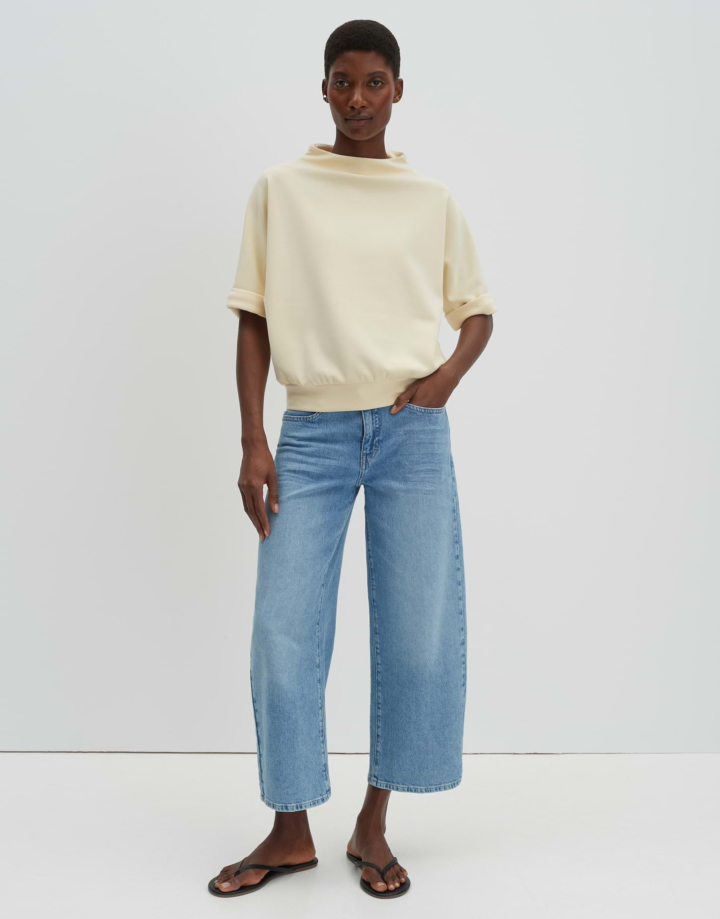 someday Damen Sweatshirt | Weiches Sweatshirt aus Cotton Modal Mix Regular Fit