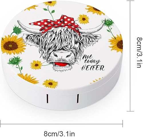 Miniatura 2 de Funda para lentes de contacto con espejo, pinzas, botella de solución limpiadora de lentes, kit de viaje portátil