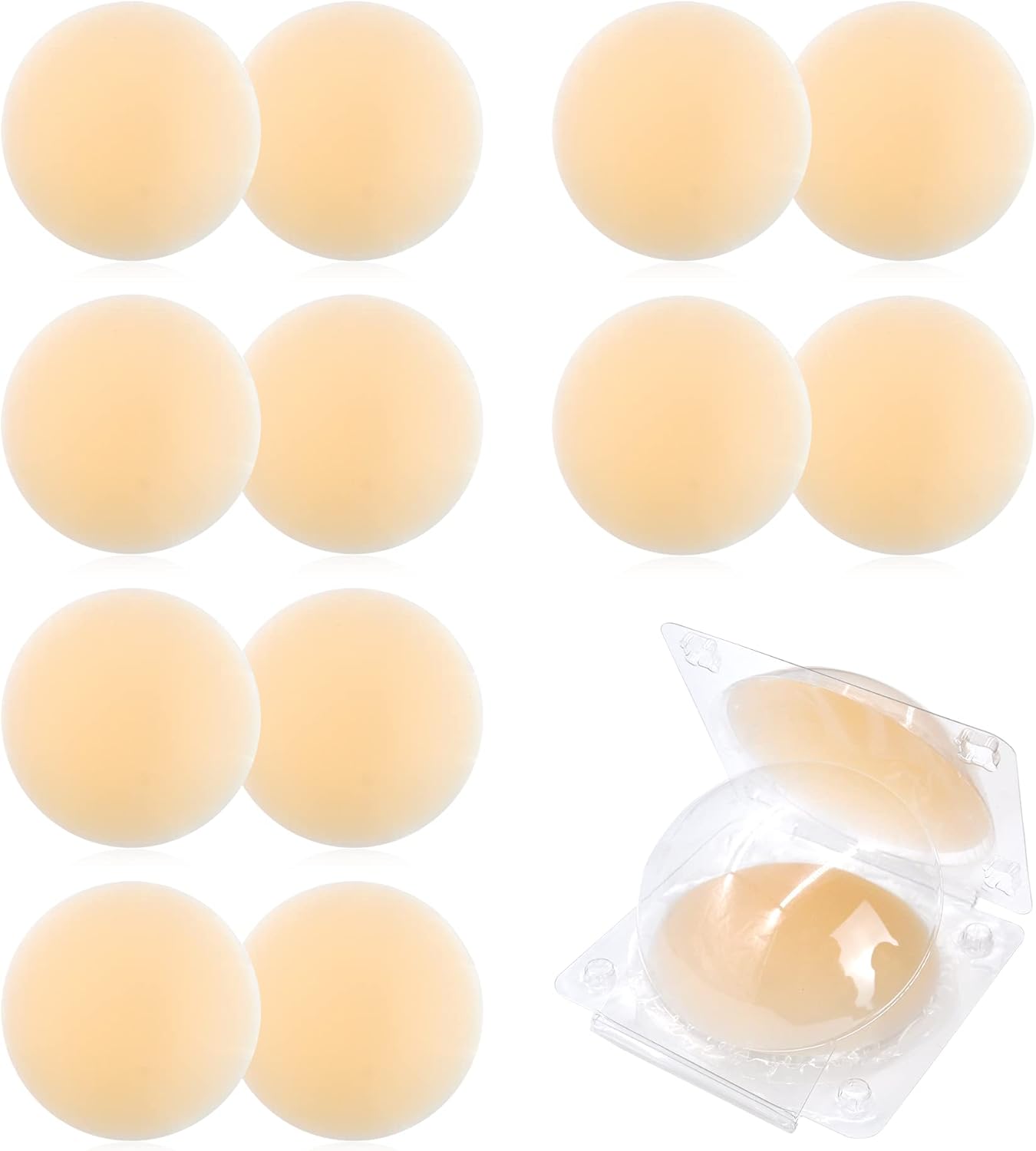 6 Paar Nippelpads Wiederverwendbar Nipple Cover Selbstklebende