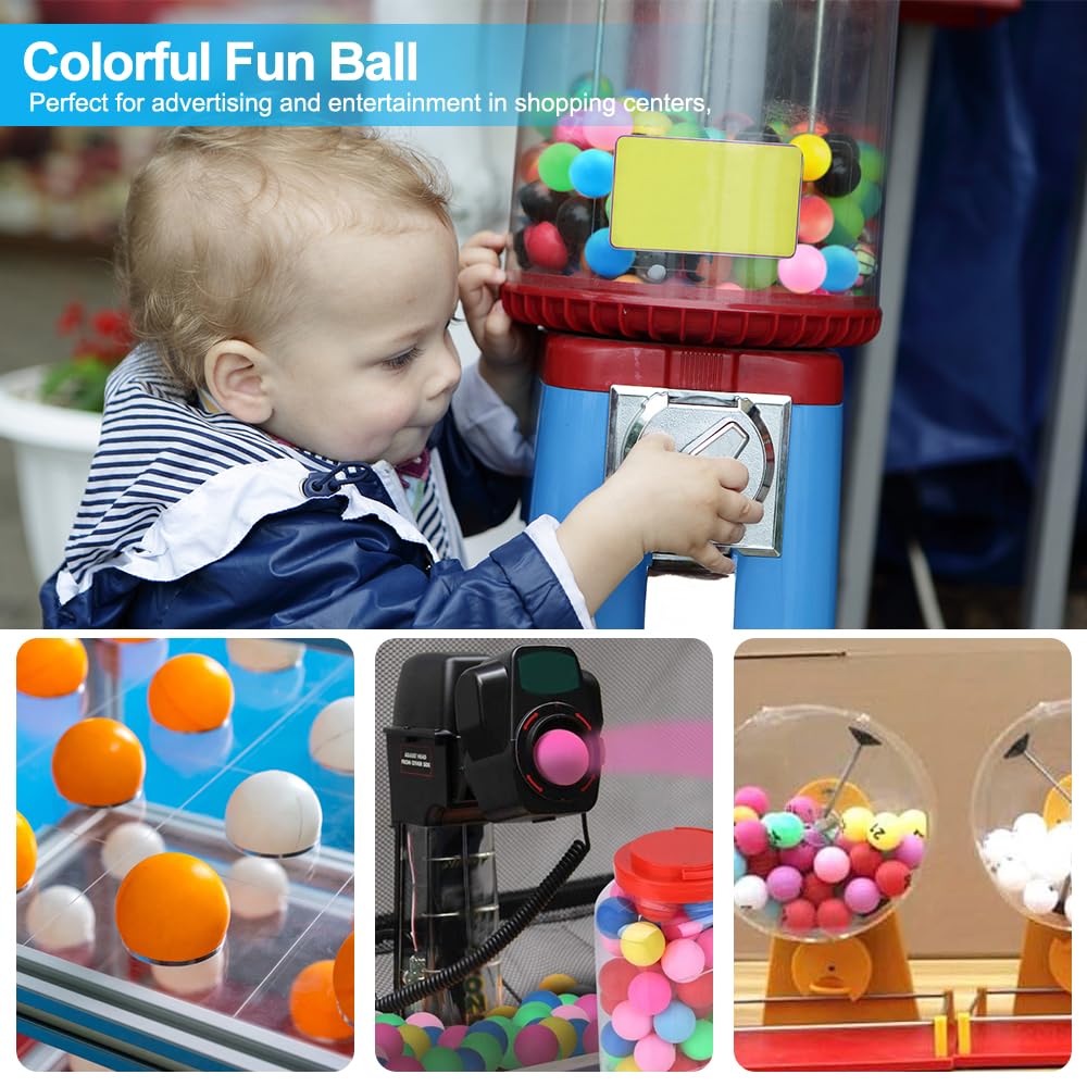 Pelotas de Ping Pong Multicolores - 30 Piezas de Plástico Estándar de 40 mm para Adultos y Niños - Mezcla de Colores