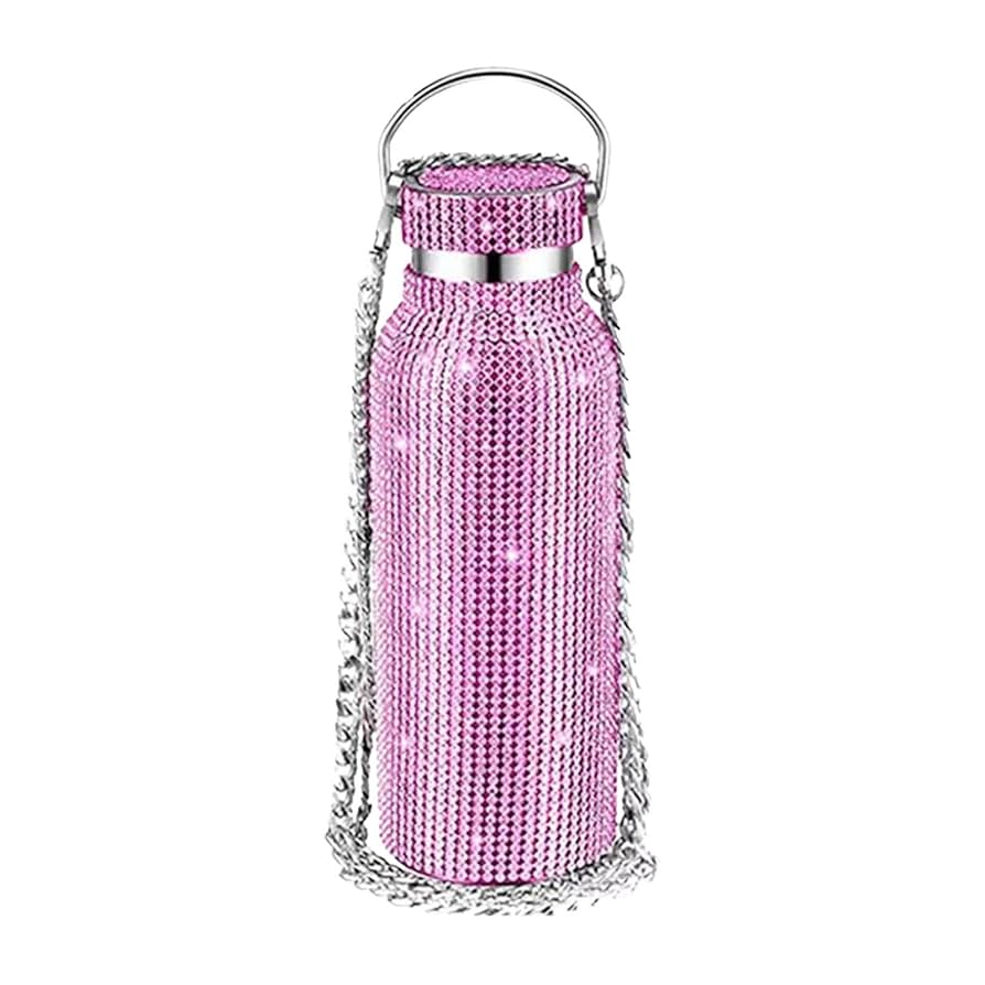 新品ストーン装飾 水筒 26.4オンス 金色 Amazon｜したウォーターボトルのラインストーン, したライン