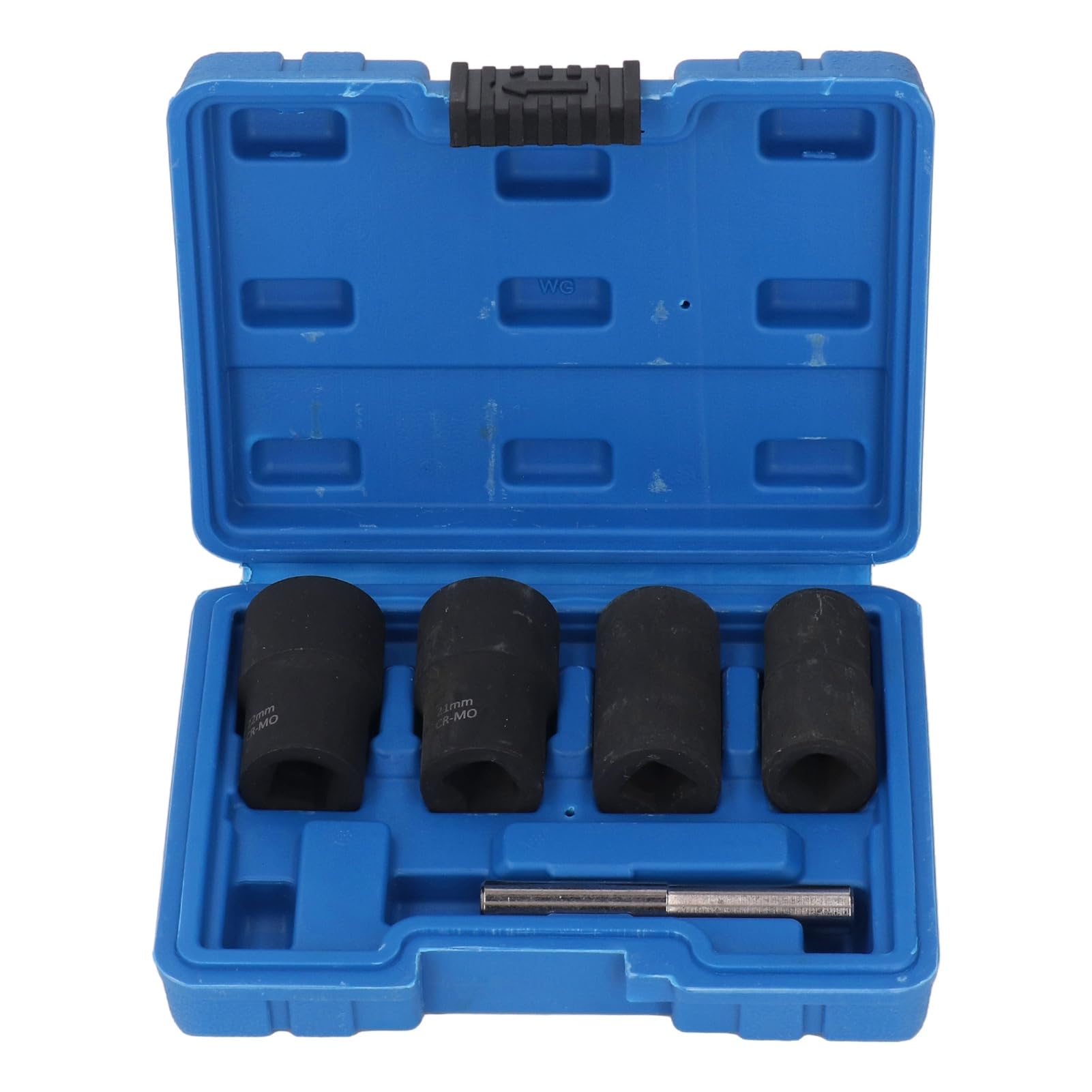 Juego de 5 Llaves de Vaso giratorias, Extractor de Tuercas de Gran tamaño, Kit Extractor de Pernos para extraer Pernos y Tuercas de Seguridad Rotos, Pelados o dañados.