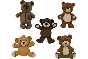 Dress It Up 7694 'Stuffed with Love' Novelty Embellishments, Assorted