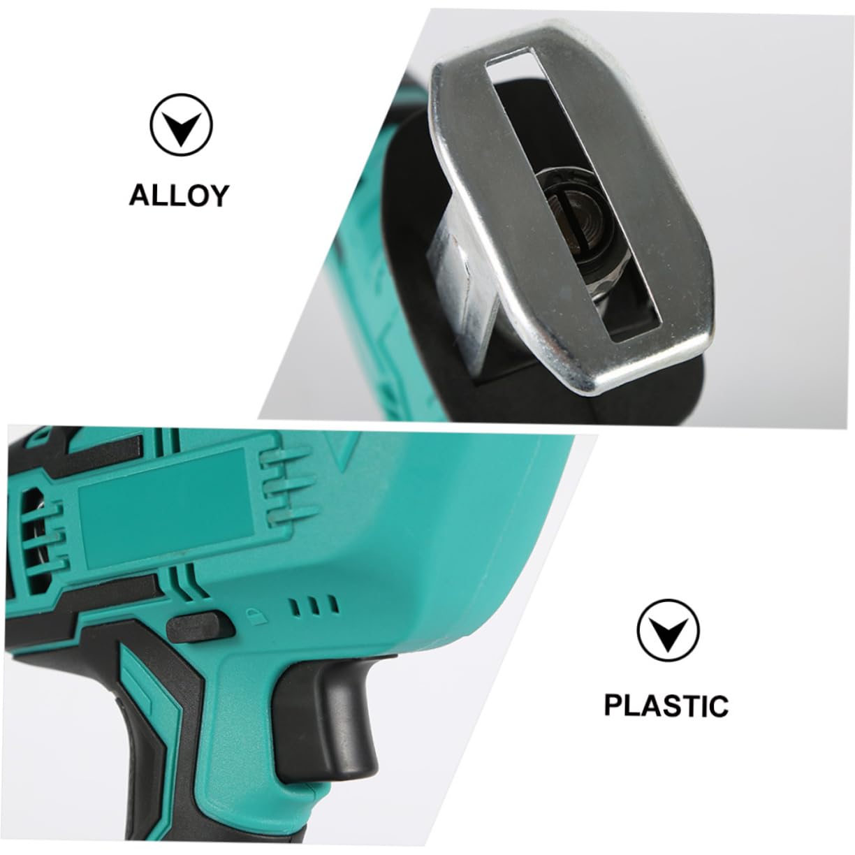 Artibetter 1set Seghetto Elettrico Portatile Batteria Motore Design Ergonomico Per Potatura e Taglio Inclusi e Luce Led Eu