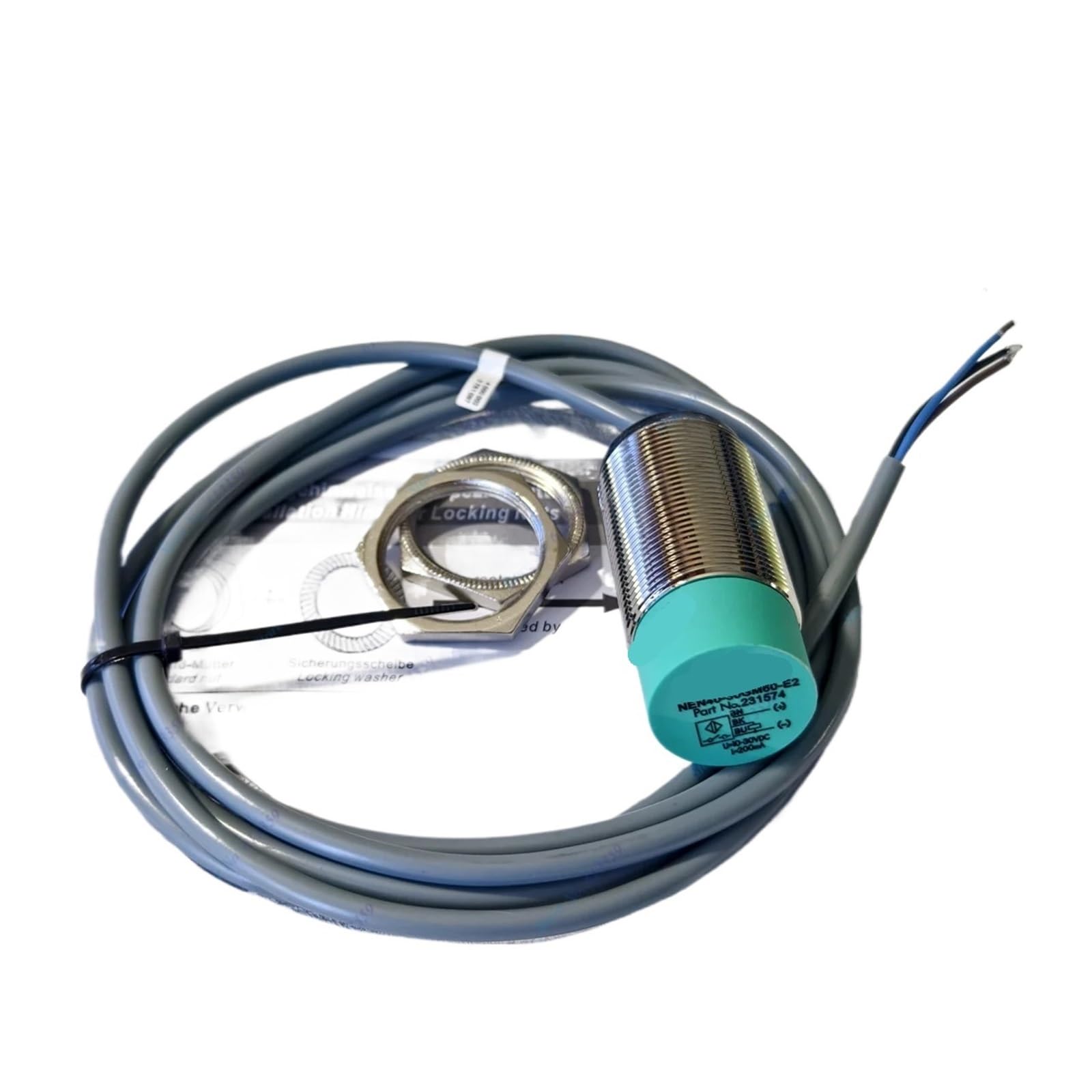 OSHZIKJII 1PC NEN40-30GM60-E2 E0 NEN40-30GM60-E2-V1 -E0-V1 Inductive Proximity Switch Sensor(NEN40-30GM60-E2-V1)