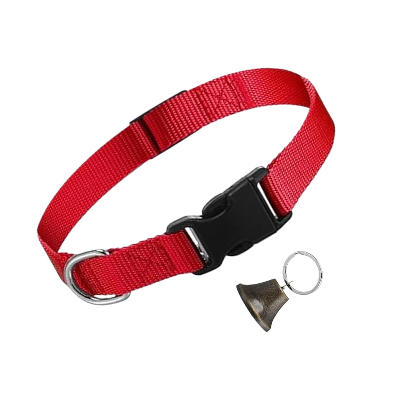 Collier de Chèvre pour Concours | Collier Réglable en Nylon pour Mouton,Cloche d'Alpage Sonore Anti-Perdition pour Les Vaches, Les Chèvres de Compagnie, Les Troupeaux, l'Entraînement