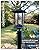 Beionxii Dusk to Dawn Outdoor Post Lights, 21inch Large Exterior Lamp Post Light Pier Mount Lantern with Base, Black Cast Aluminum w/Water Glass - A272P-2PK