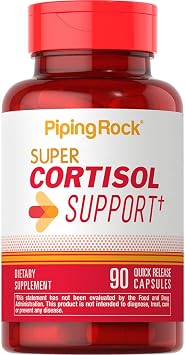 Piping Rock Cortisol Manager Supplement | 90 Capsules