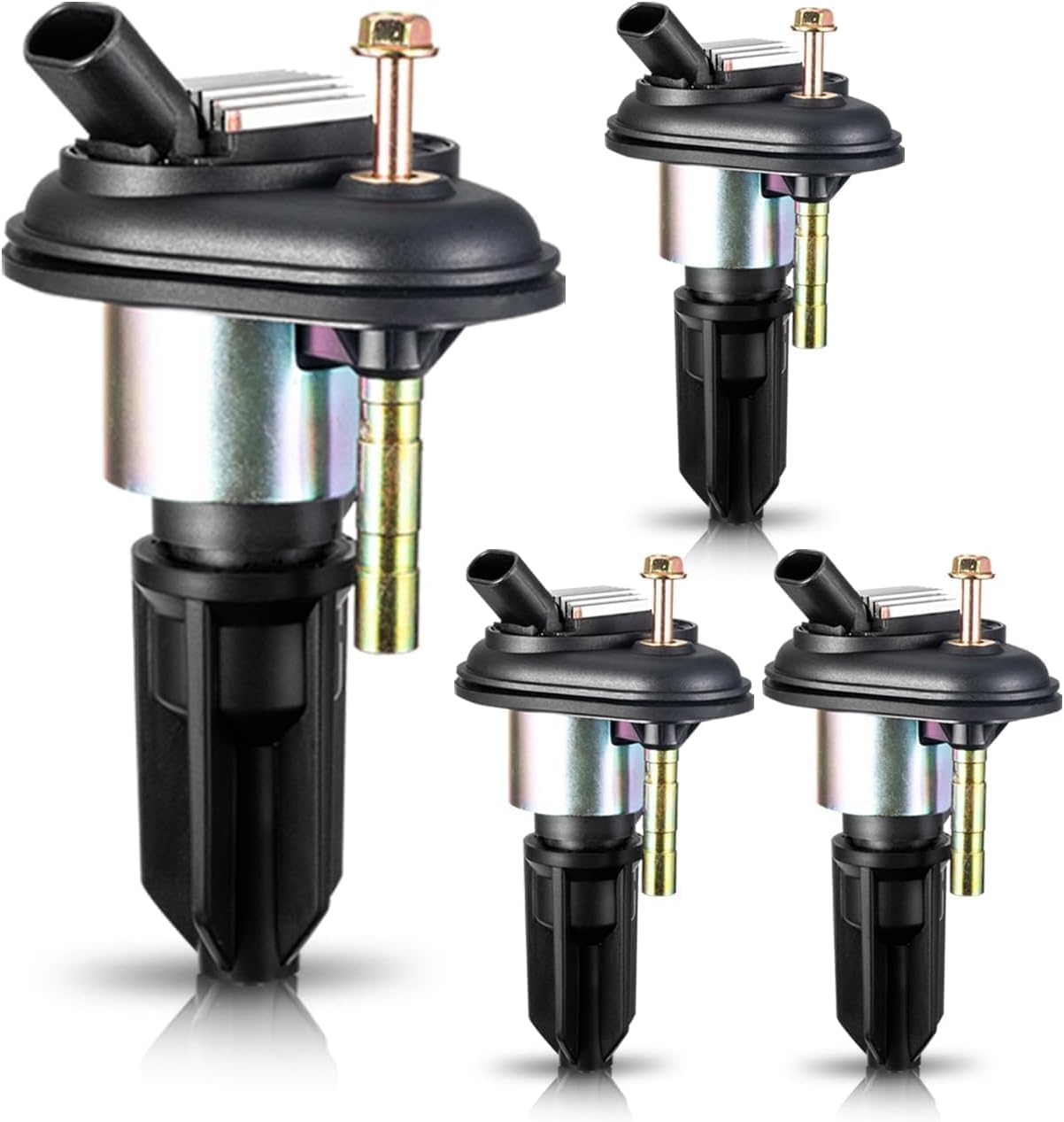 ENA Set of 4 Ignition Coil Pack Compatible with Chevy GMC Isuzu Hummer Saab Buick Trailblazer Envoy Rainer Colorado Canyon Ascender Bravada i-280 i-290 i-350 i-370 9-7x H3 Replacement for UF303 C1395