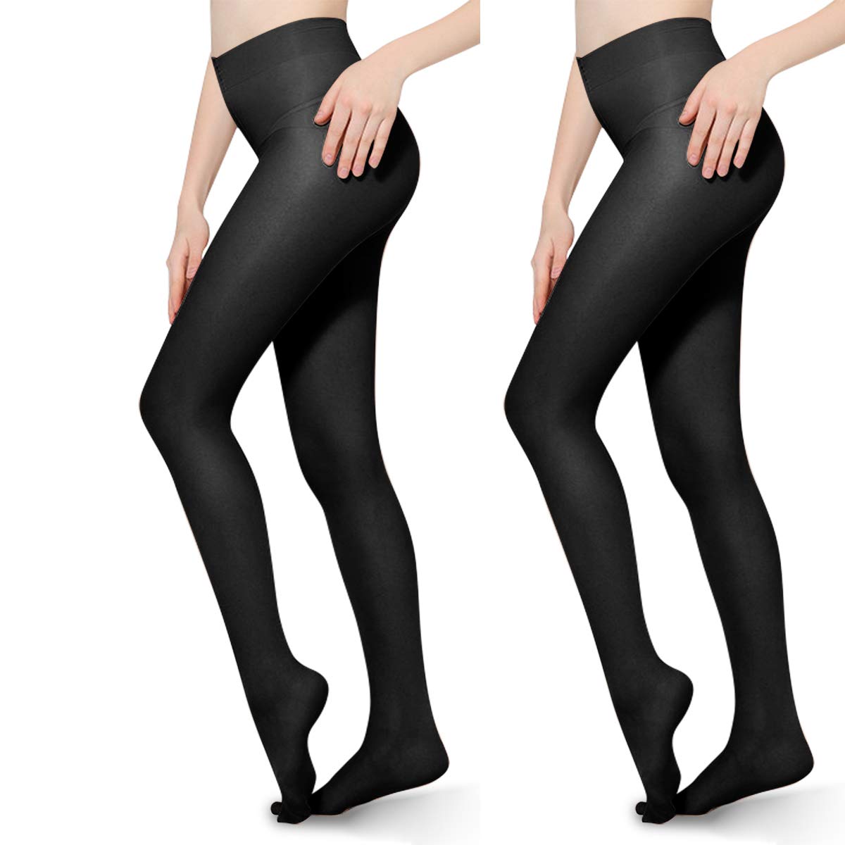 2 PCS Compression Pantyhose 20-30mmHg Tight Support Stockings Gradient Compression Closed Toe for Women Swelling Varicose Veins Edema XL