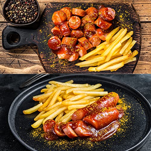 Royal Spice Bratwurstultra Currywurst Soße 240 g – Gewürzmischung für 2 L Currywurst Sauce – BBQ Currysoße DIY – Currywurst Pulver Soßenbasis wie Imbiss – Vegan & ohne Zusätze
