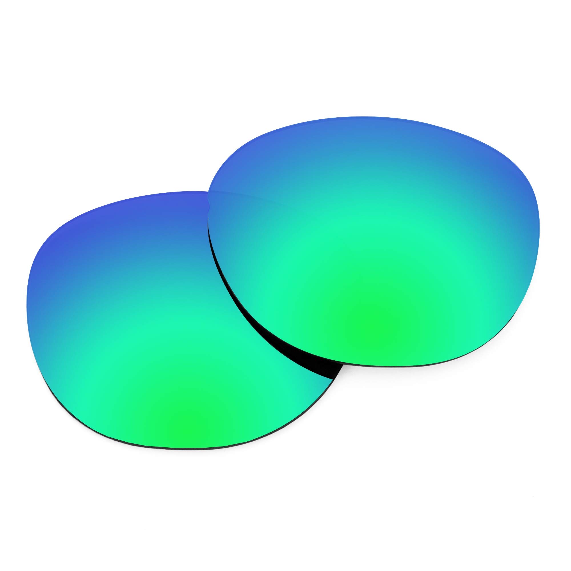 Revant Unisex Emerald Green Mirrored - Polarized Replacement Lenses Compatible With Oakley Latch Oo9265 Sunglasses - Polarized Mirrored Emerald Green