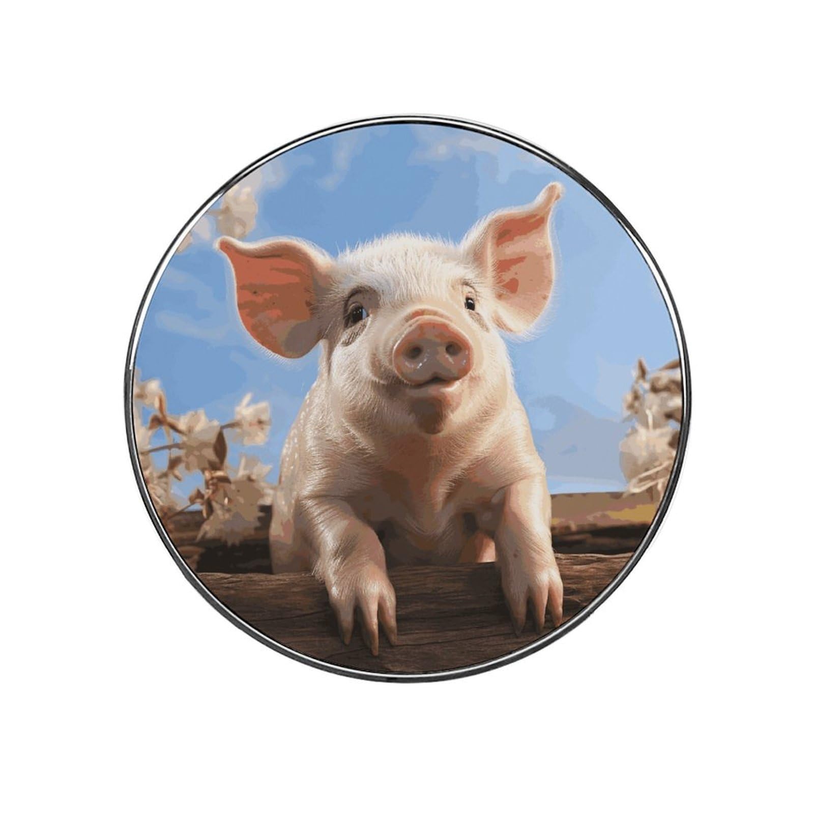 Adfgyerh Style Smiling (23) Refrigerator Magnets Circular Design，Stickers Home Decorations，Fridge Magnets For Fridge Plant Lovers Kitchen Office Locker Whiteboard Car Garage Decor.