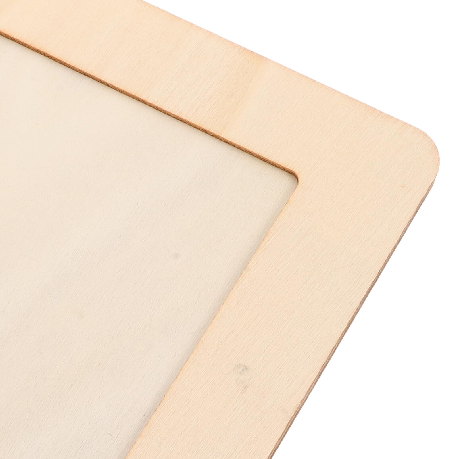 EXCEART 8 Pezzi Cornice Portafoto in Legno Naturale Fai da Te per Foto 15x10cm, Finitura Legno Grezzo, Supporto da Tavolo per Celebrazioni e Matrimoni, Uso Lungo Termine