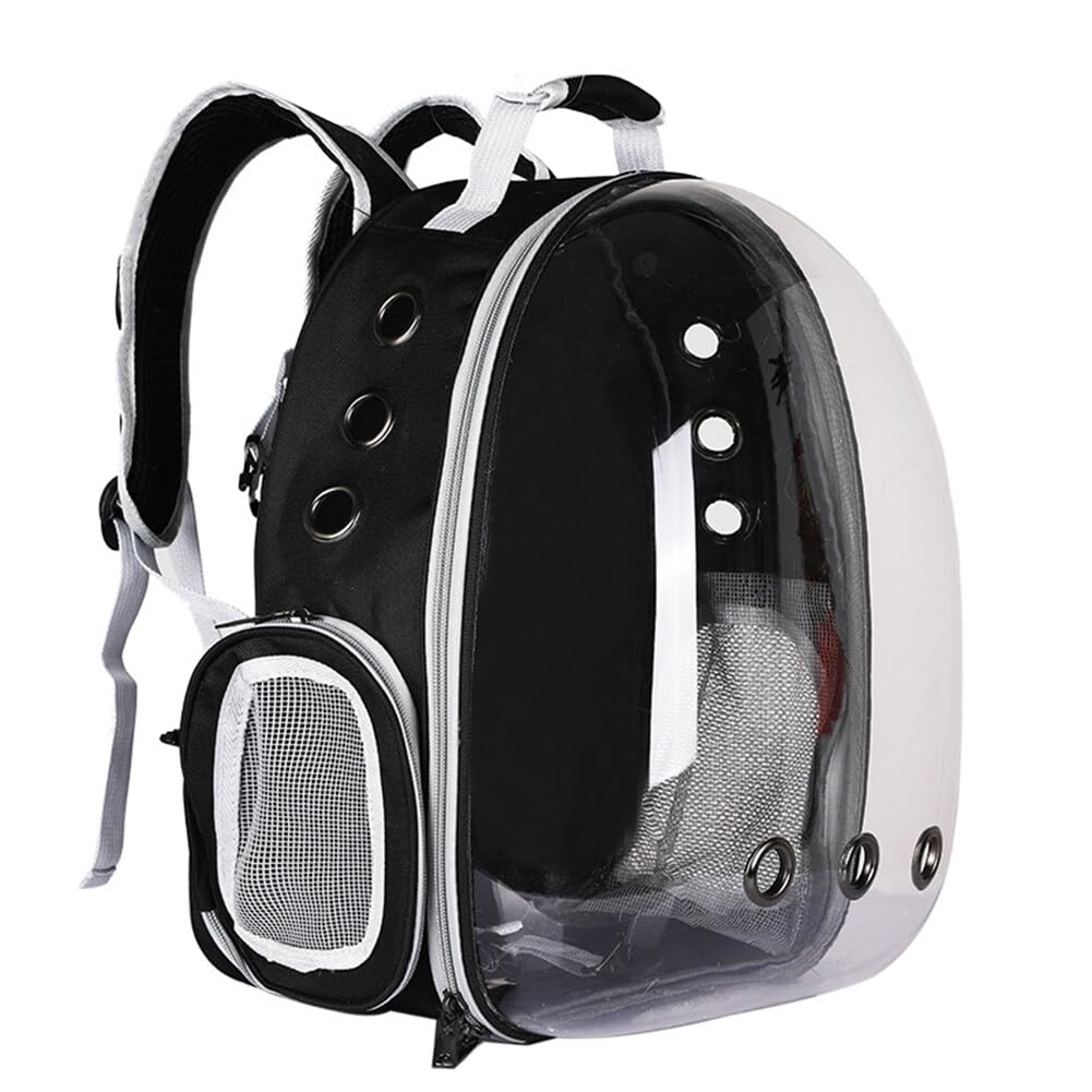 Pet Carrier Backpack,Transparent Space Capsule Pet,Airline-Approved, Designed for Cats Puppies Travel Hiking Walking & Outdoor