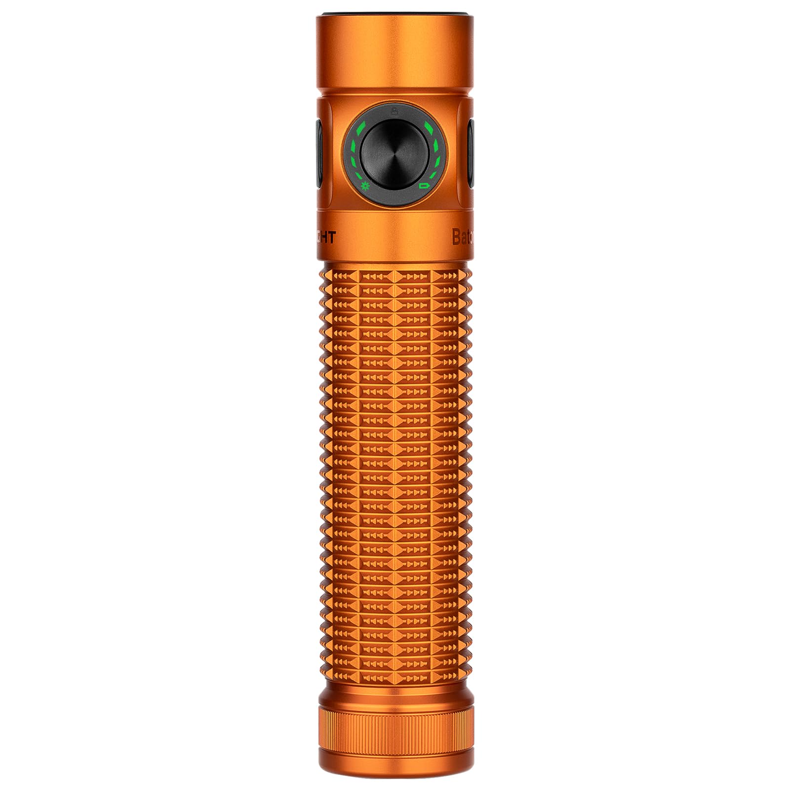 OLIGHT Baton4 Pro EDC Flashlight Rechargeable, Small Pocket Light Orange