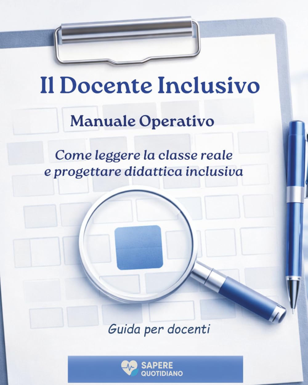 Il docente inclusivo: Manuale operativo. Come leggere la classe reale e progettare didattica inclusiva (Sapere Quotidiano Scuola)