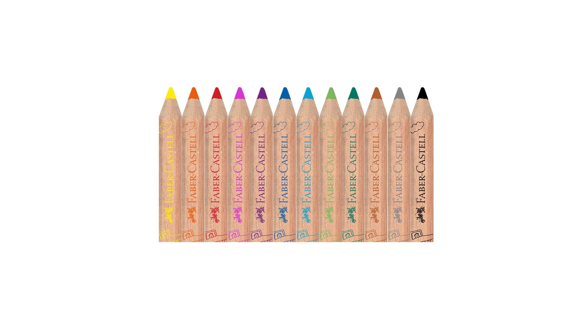 FABER-CASTELL Little Creatives Jumbo, YB, 12 Renk