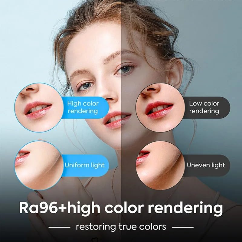 Image of ODUCT 22 inch LED Camera Light for Video Shooting, Photography, Live Streaming with 3 Colors Dimmable Fill Light Remote Contral 3000k-5600k, CRI 95+