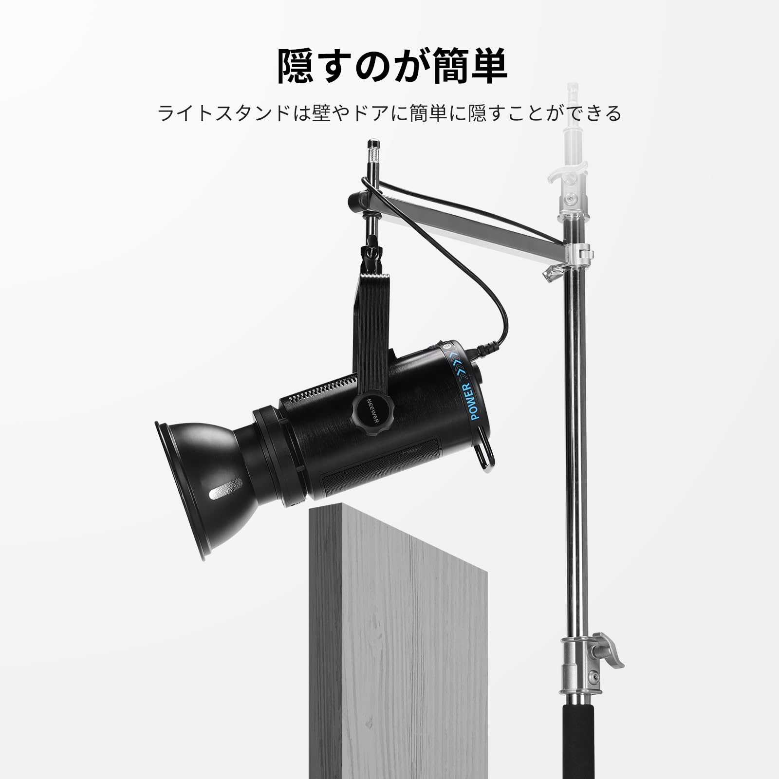 Amazon.co.jp: NEEWER 46cm オフセットアーム ブームアーム
