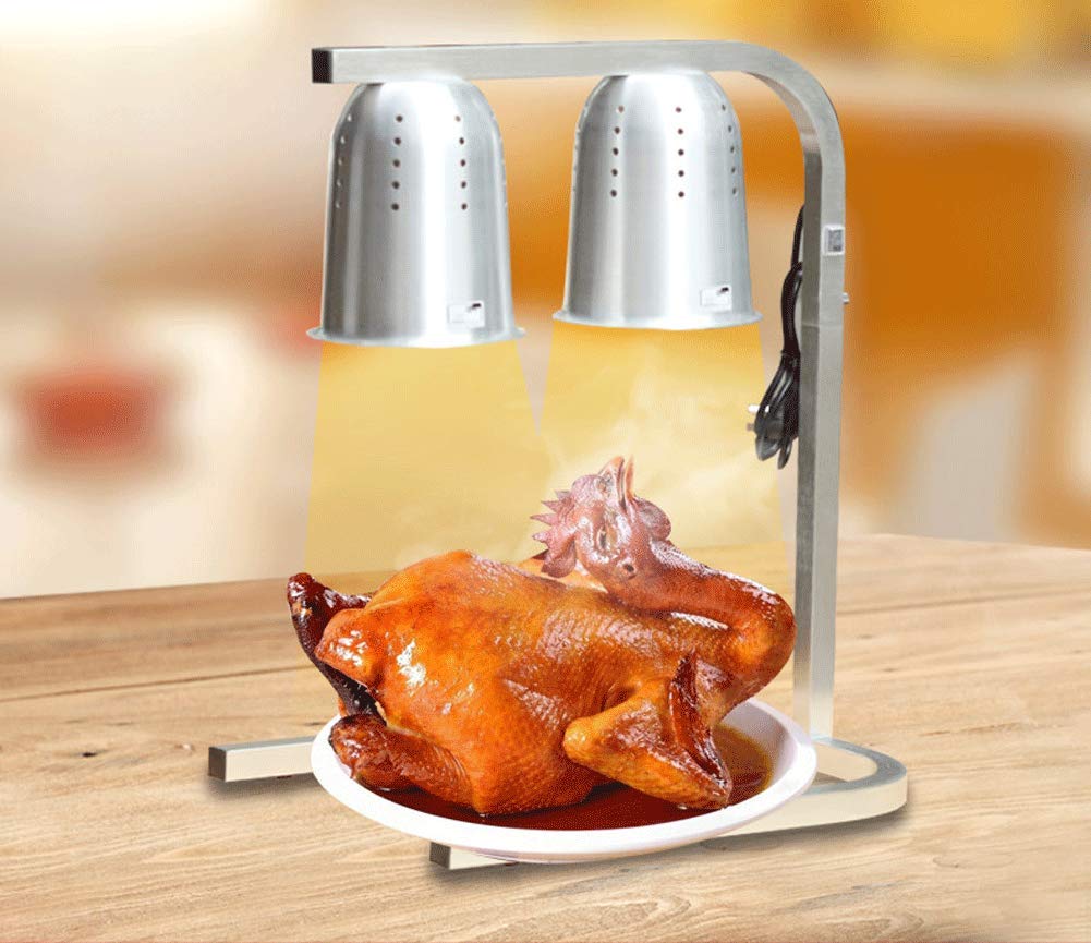 Lampada Riscaldante A Infrarossi, Lampada Riscaldante Per Alimenti A Doppia Testa, Portatile, Commerciale, Per Tavolo Da Pranzo, Tavolino, Lampade, Buffet, Riscaldamento, Conservazione, Luce Decorati