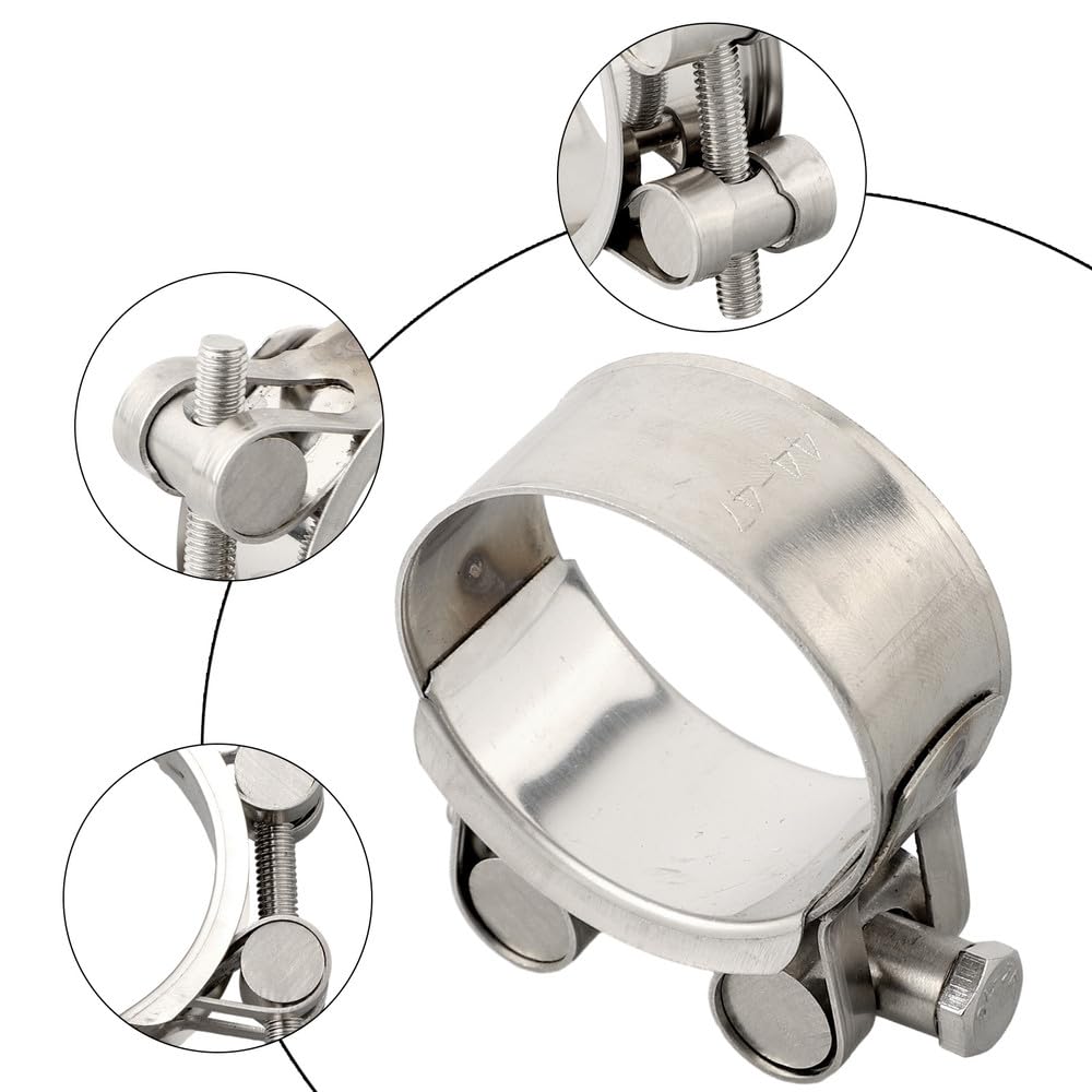 Acier inoxydable 304 Le collier de serrage circulaire Air Tuyau d'eau Tuyau de carburant Clips de tuyau d'eau, Chine, 52,55 mm