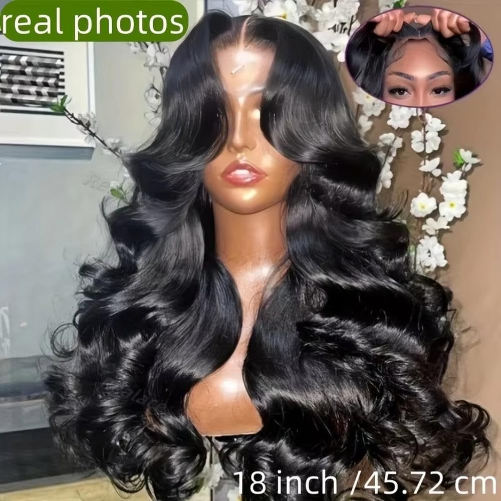 Haarpflege Körperwellenperücke Mit 220% Dichte Und Vorgezupftem Haaransatz Babyhaar Für Frauen | 30,5 cm