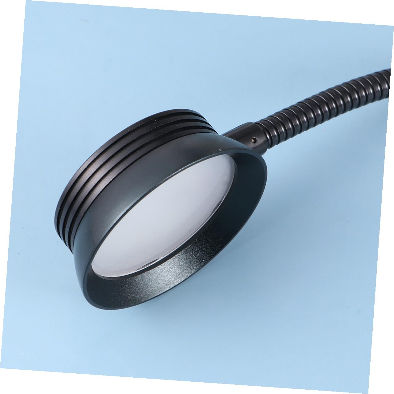 Ipetboom Lampada da Lettura LED a Clip 4w Flessibile per Letto Notte | Cavo USB Incluso, Struttura in Metallo Nero, Paralume Protettivo, Posizionamento Mobile per Hobby