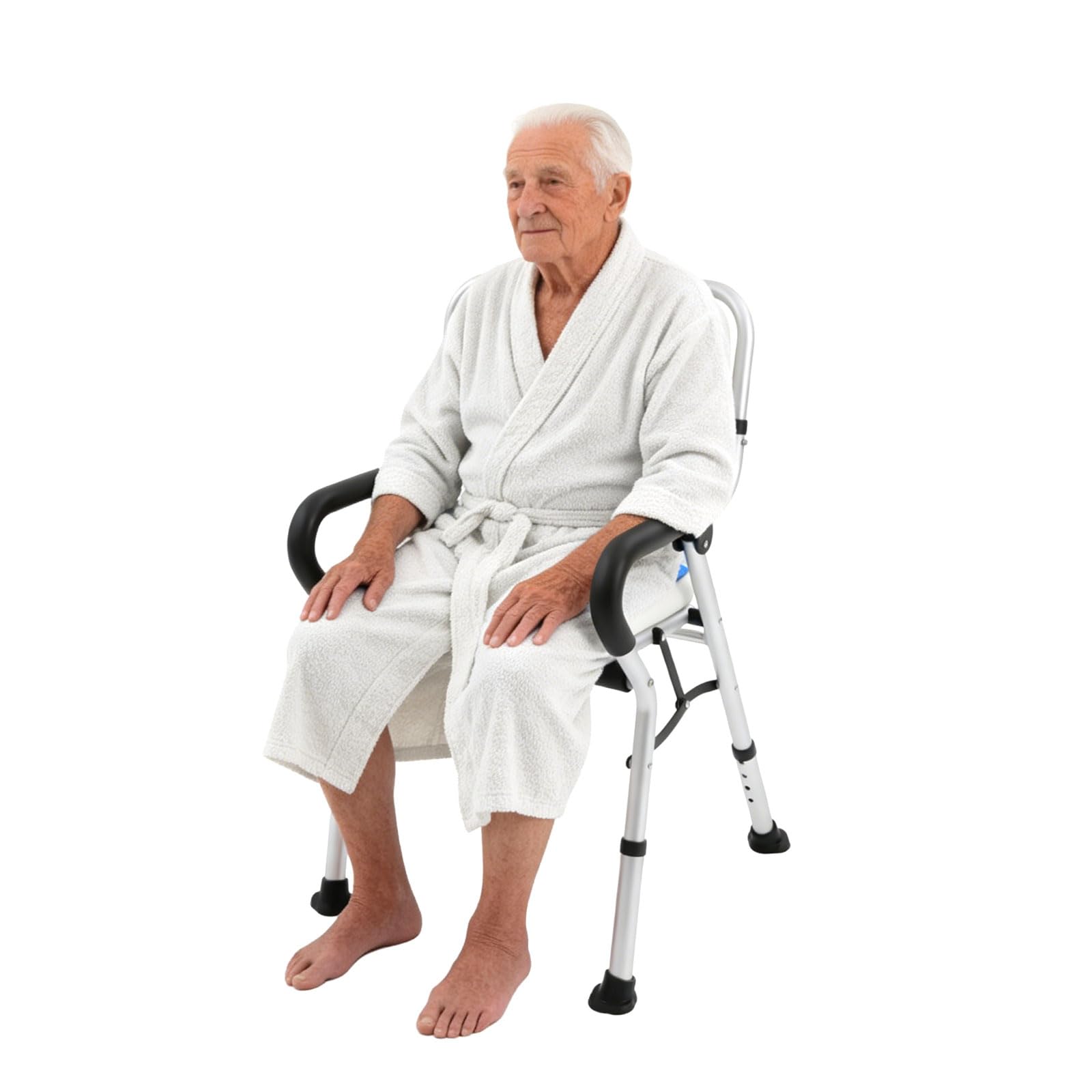 Taburete de ducha para personas mayores, silla de ducha plegable