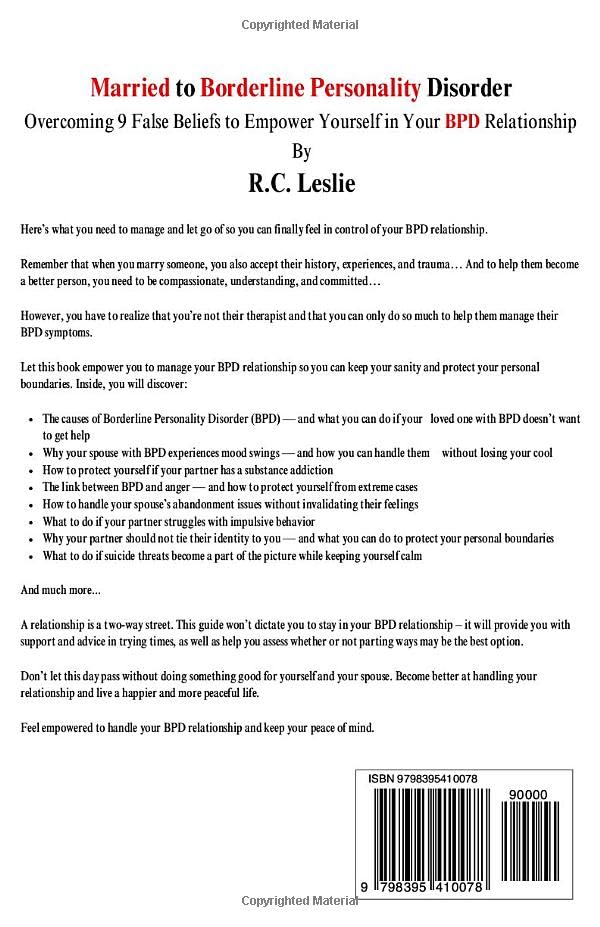Image of Married to Borderline Personality Disorder: Overcoming 9 False Beliefs to Empower Yourself in Your BPD Relationship