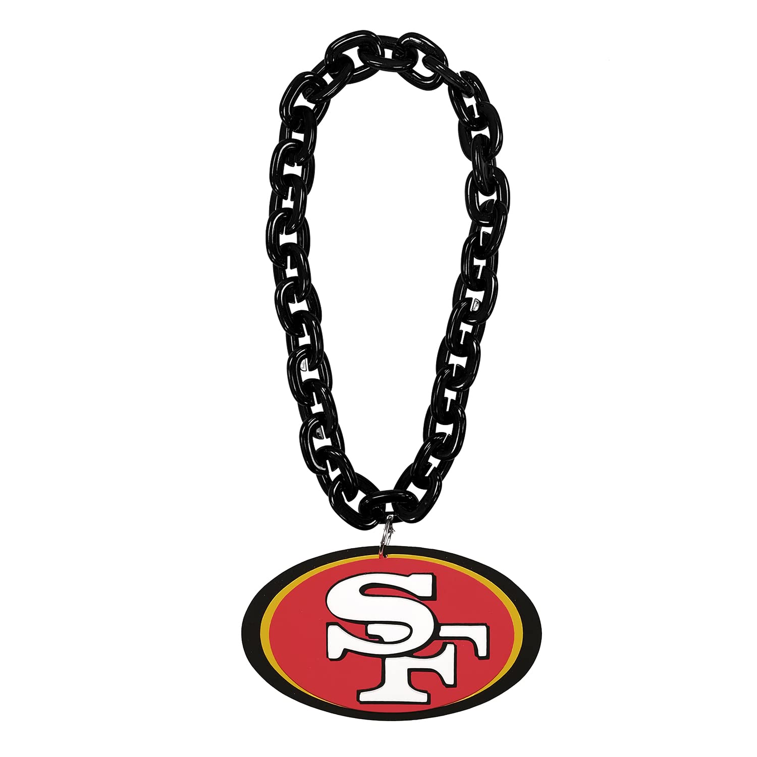 Aminco NFL San Francisco 49ers Team Fan-Kette, Schwarz