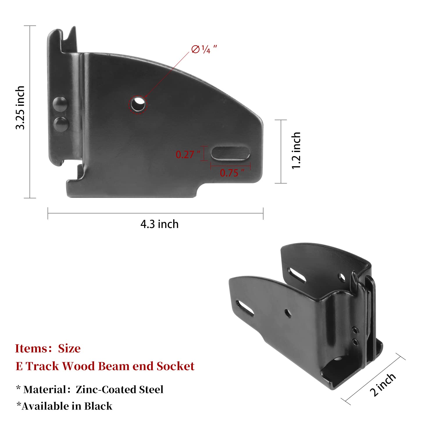 Buy E track wood beam BracketsETrack Accessories Wood beam End Socket