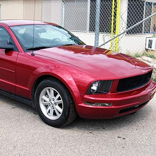 Carpartsinnovate for Ford 05-09 Mustang Replacement Turn Signal Front Bumper Lights Lamps Smoke Lens