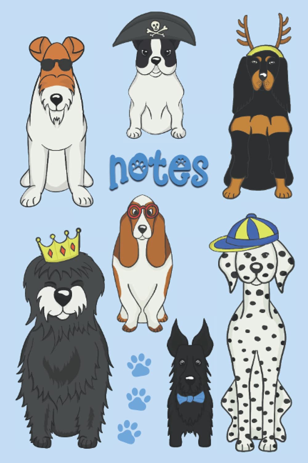 Notes: Dog Gift for Dog Lovers, Women, Kids, Teens, Veterinarian; Vet Tech, Assistant, Student, or Graduate; Pet Groomer and Animal Rescue | Lined Journal for Writing and Note Taking