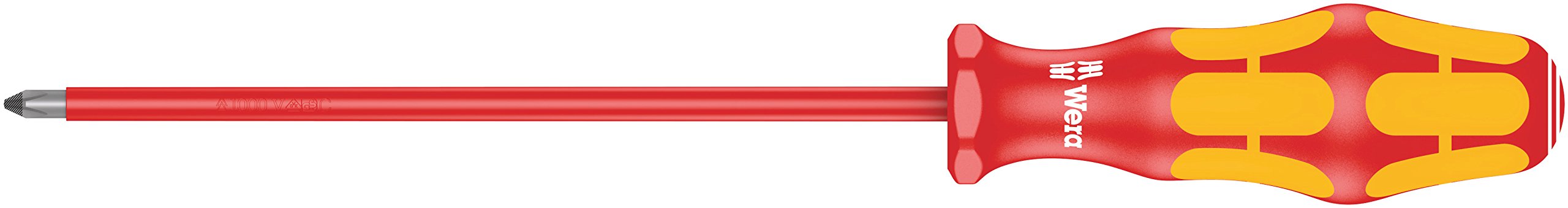 Wera 162i PH1 x 150mm Kraftform Plus Phillips insulated screwdriver, PH1 x 150 mm