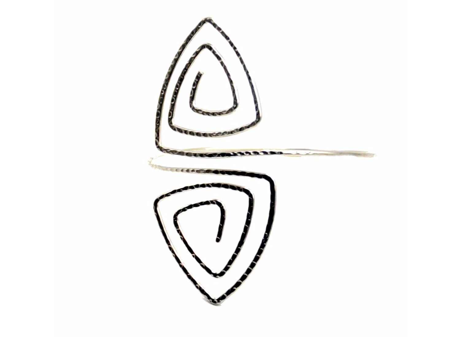 Global Huntress Triangle Motif Upper Arm Armlet Bracelet Armband Bangle Cuff Bracelet Gold Tone