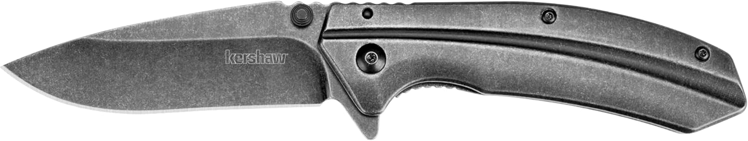 Kershaw Filter Body Lock Knife Stainless Metal (3.25″ BlackWash) 1306BW
