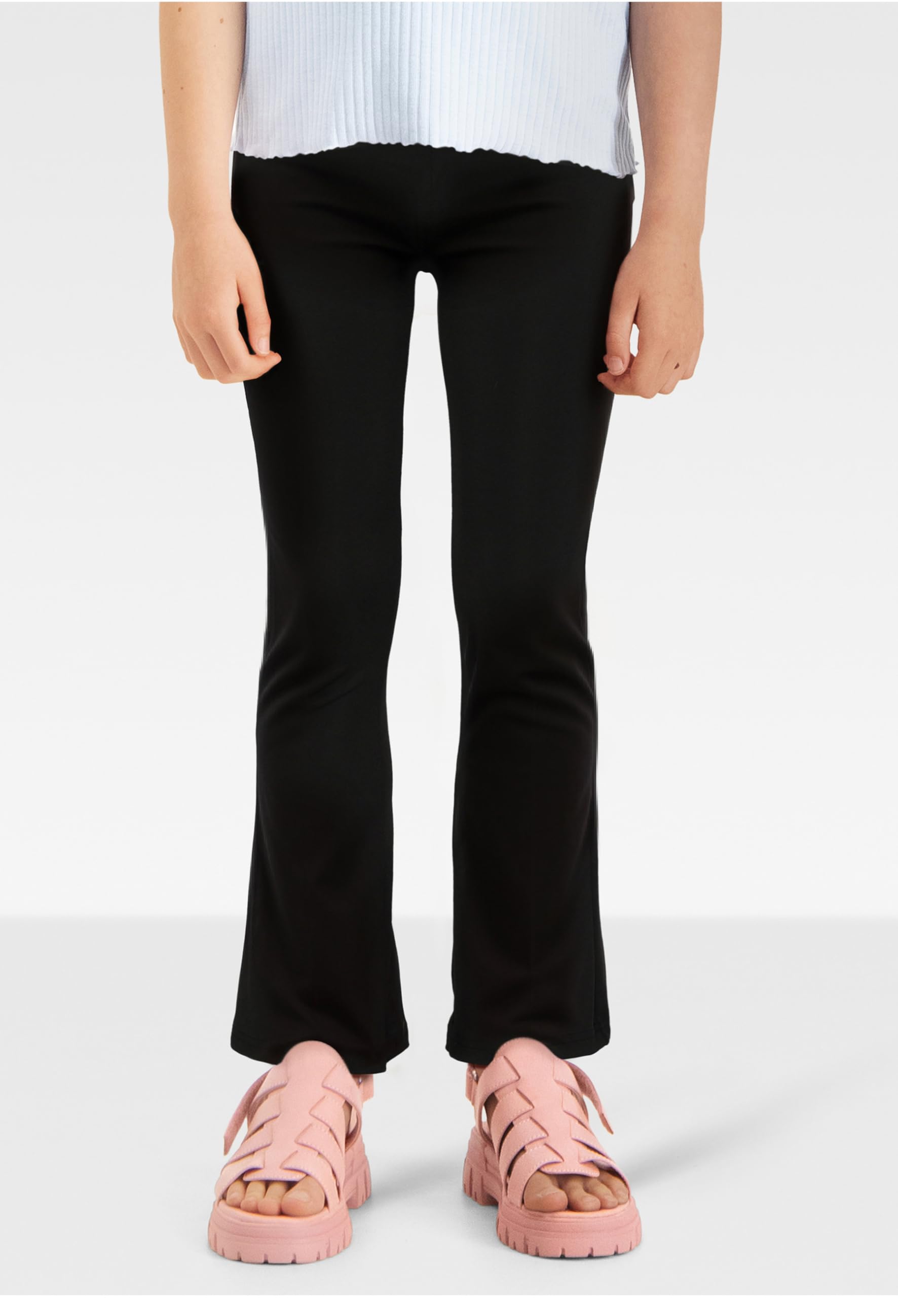 Urban Classics Dziewczęce Legginsy Z Wysokim Stanem Z Recyklingu - Spodnie Dziewczynki