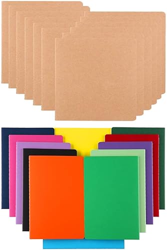 Paquete de 24 cuadernos grandes de 8.5 x 11 pulgadas en blanco sin forro