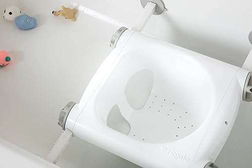 Miniatura 3 de Regalo Baby Basics™ Asiento de baño, marca galardonada, proporciona apoyo y equilibrio para el baño sentado, incluye sistema de ventosa fuerte