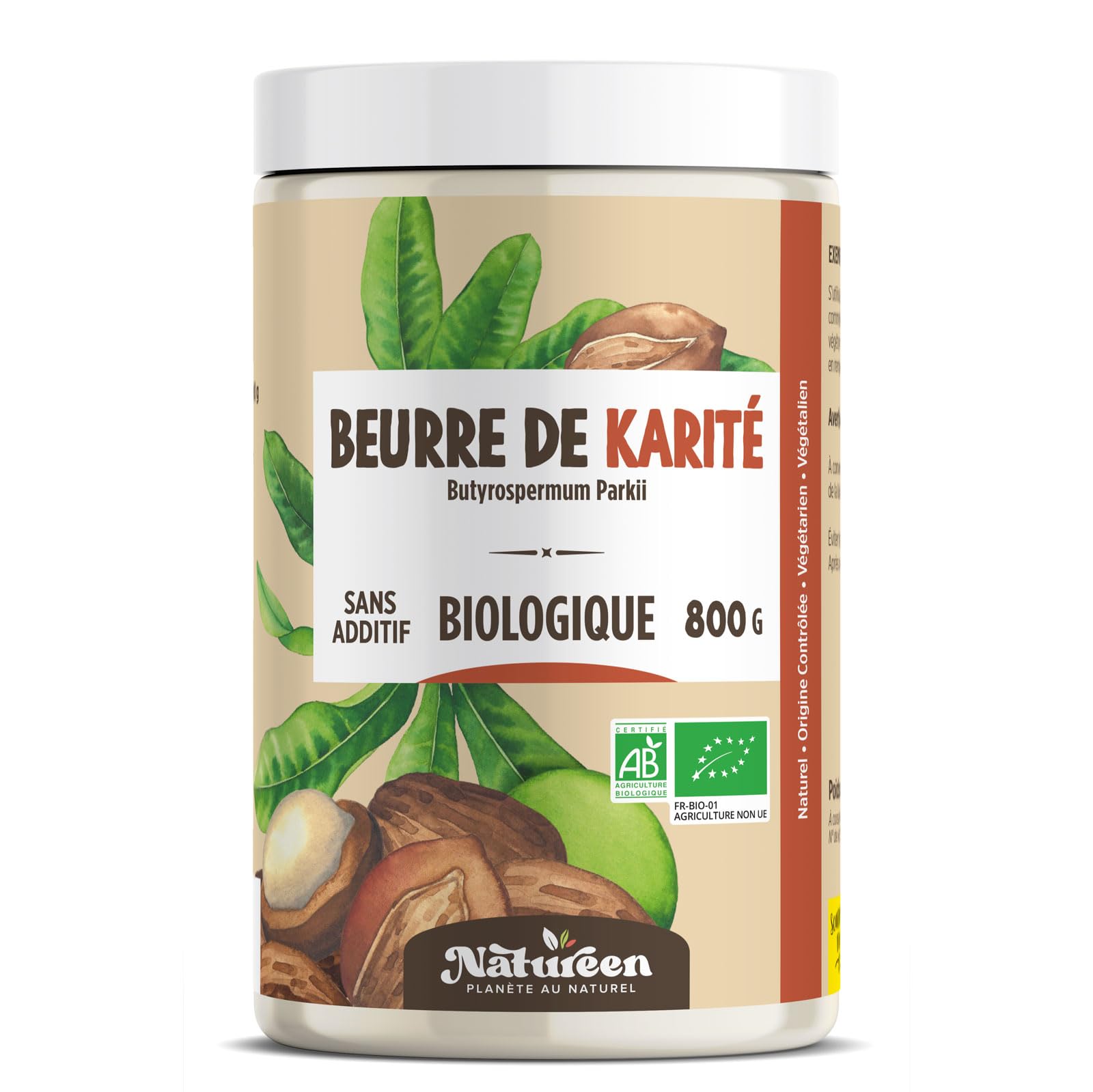 Burro di Karité Bio AB 800 gr - 100% vegetale