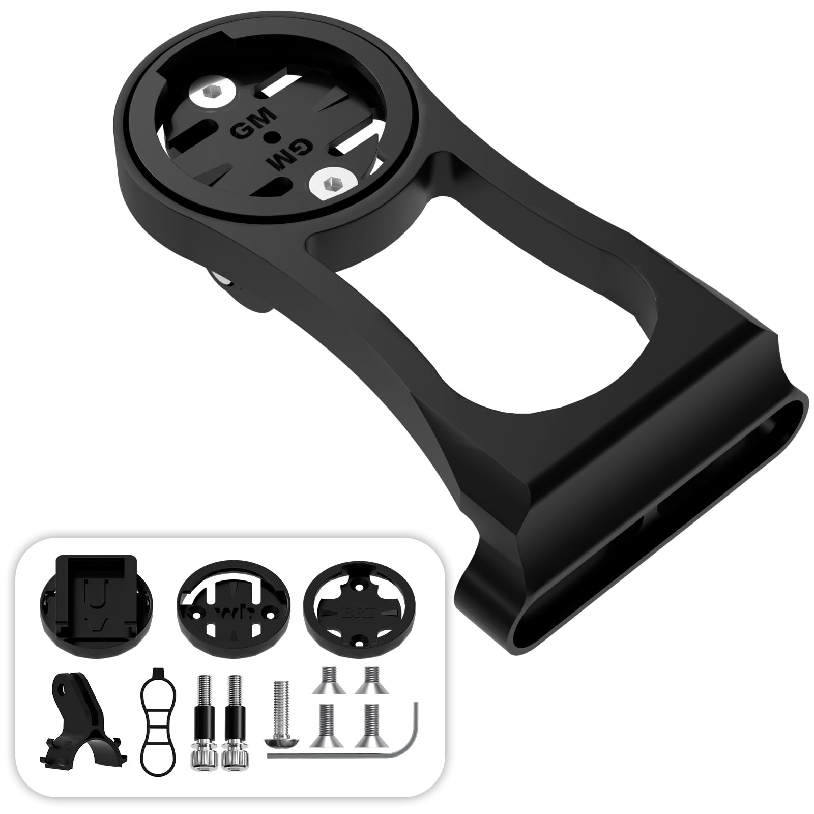Otauke Out Front Combo Mount - Bike GPS Computer Mount for Garmin Edge, 38mm Bicycle Handlebar Holder Stand Compatible with Wahoo Elemnt Bryton Cateye, for Gopro Sports Action Camera and Bike Lights โ image 1