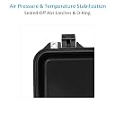 FLYFILMS 1550 Hardcase Protective Case for Camera Gear & Accessories. Comes with Sealed-Off ABS Latches and O-Ring. (FF-HC-B), Black gallery image