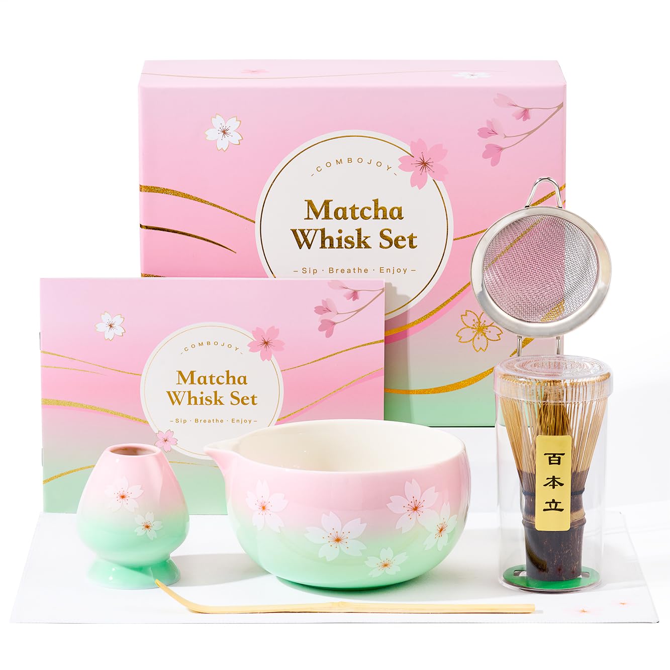 Amazon.com: ComboJoy Matcha Whisk Set – Japanese Tea Ceremony Kit