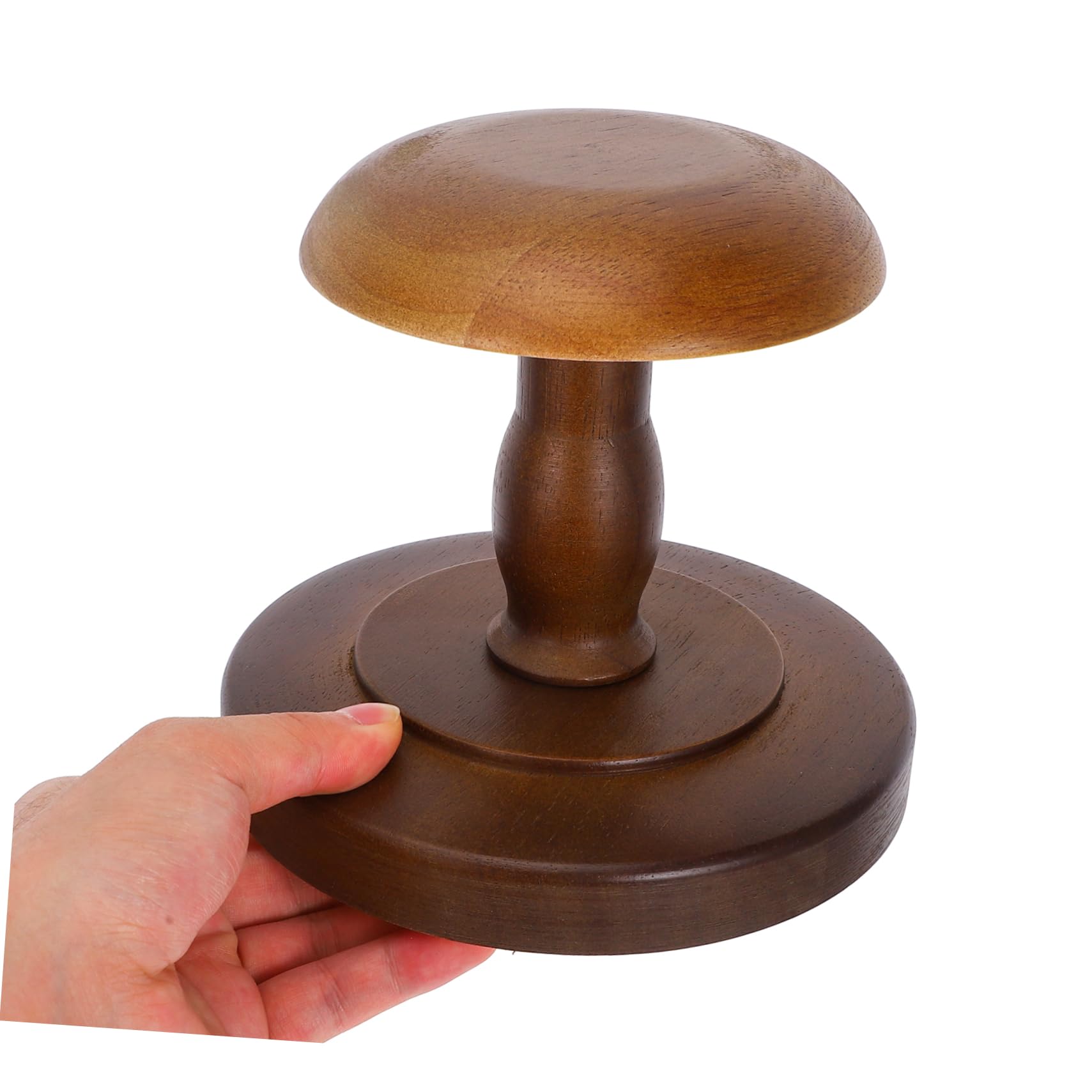 Expositor de Sombreros de Madera para Sobremesa, Soporte Vintage