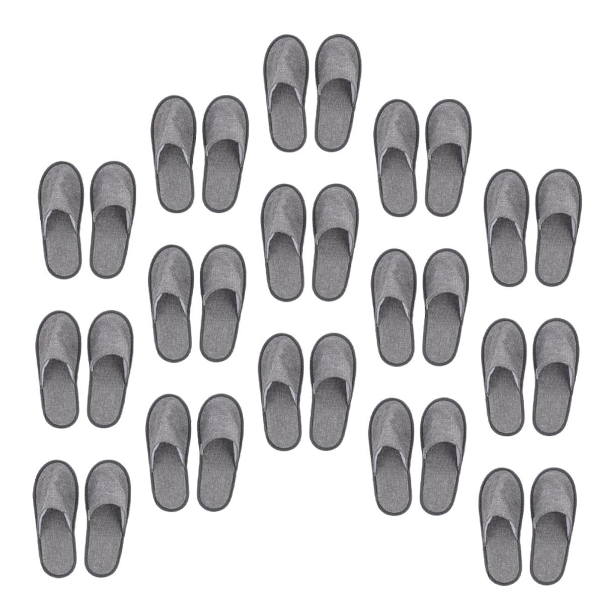 Zapatillas Plegables Portátiles para Viaje, 15 Pares, Algodón y Lino