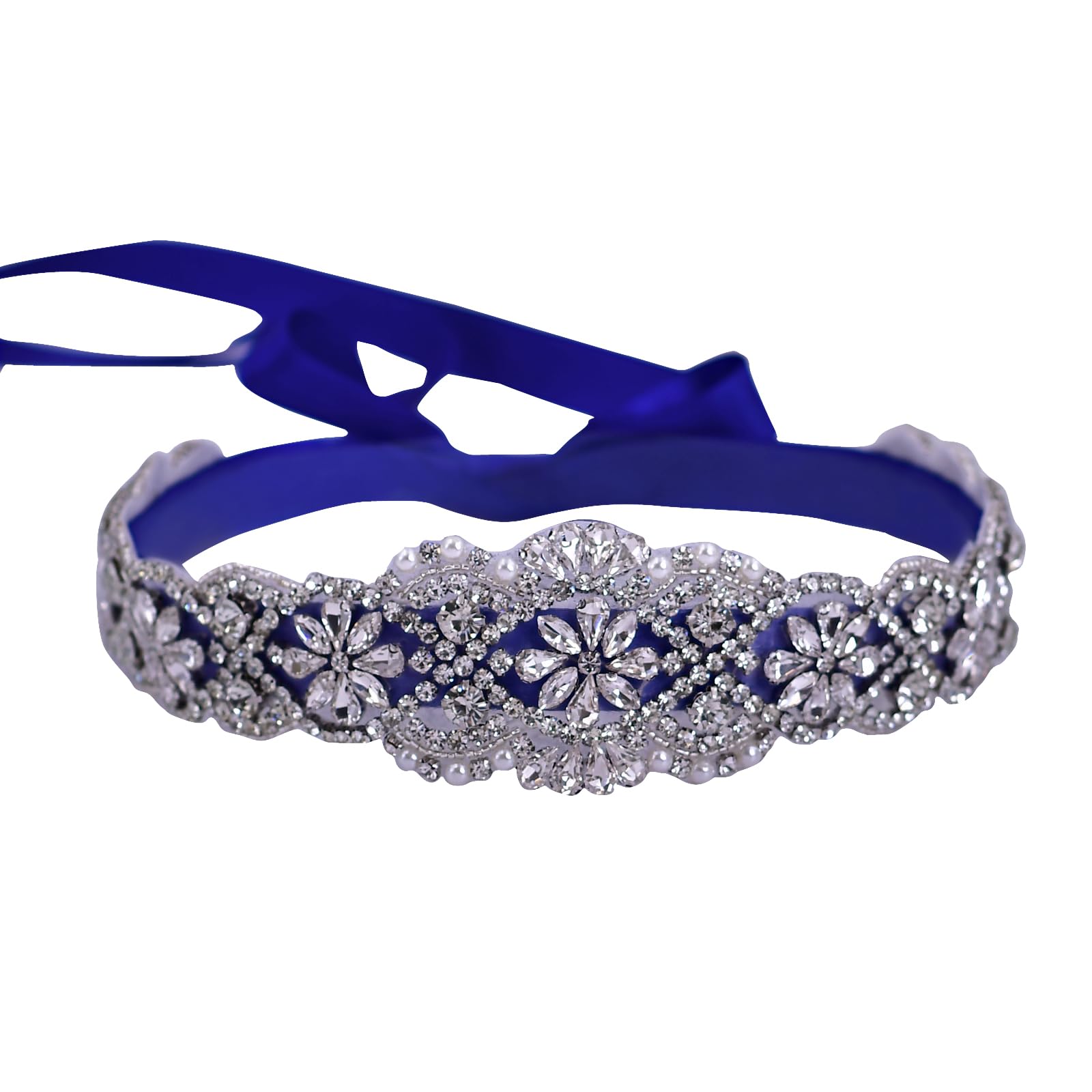 Azaleas Women's Crystal Thin Wedding Belt Sashes Bridal Sash Belt for Wedding, Bridesmaid Flower Girl Dress Accessories 16IN - Multi - One Size