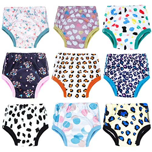 Image of MooMoo Baby Potty Training Underwear 9 Packs Absorbent Toddler Training Pants 5T