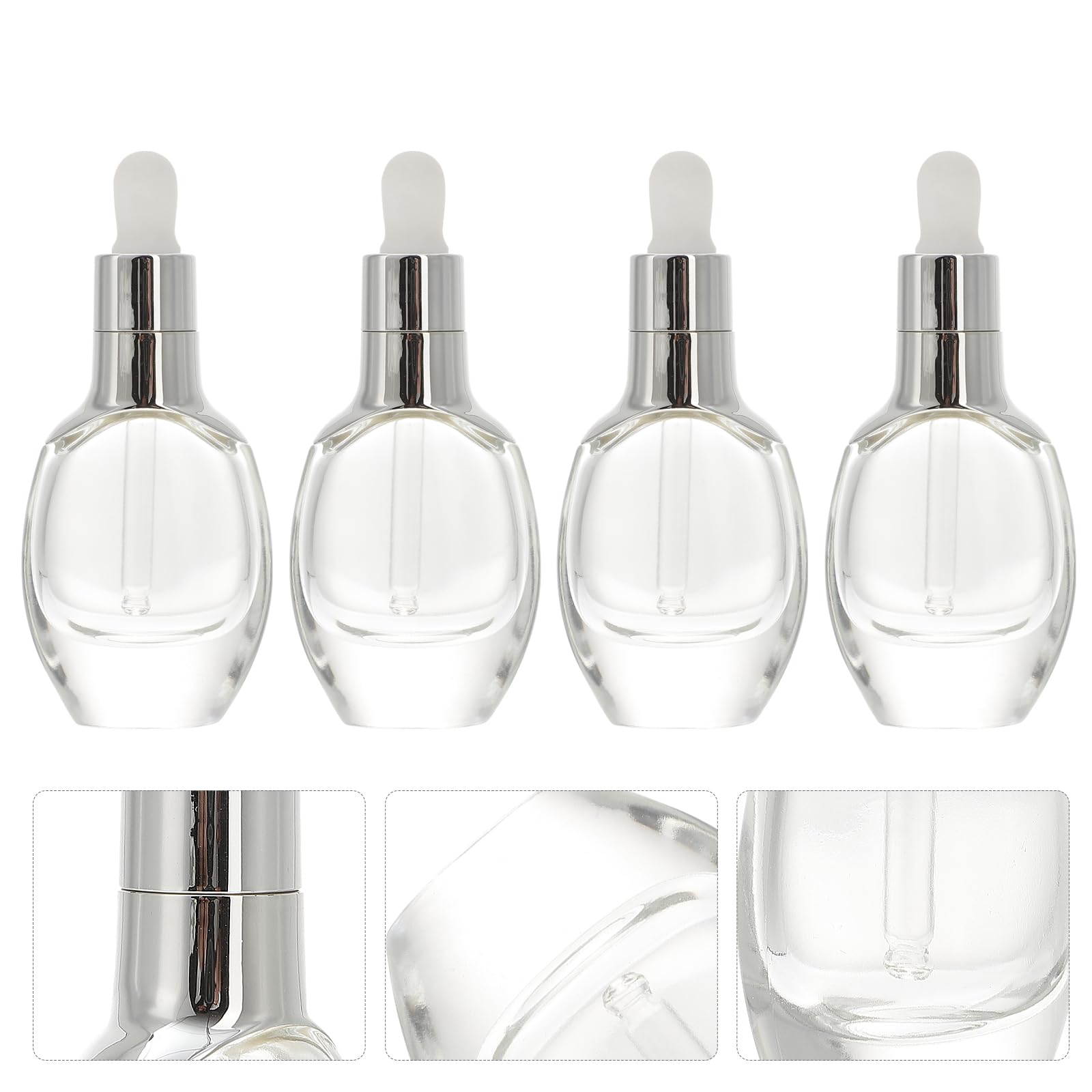 Amazon.co.jp: スポイト瓶 アロマ保存容器 35ml 透明 スポイト